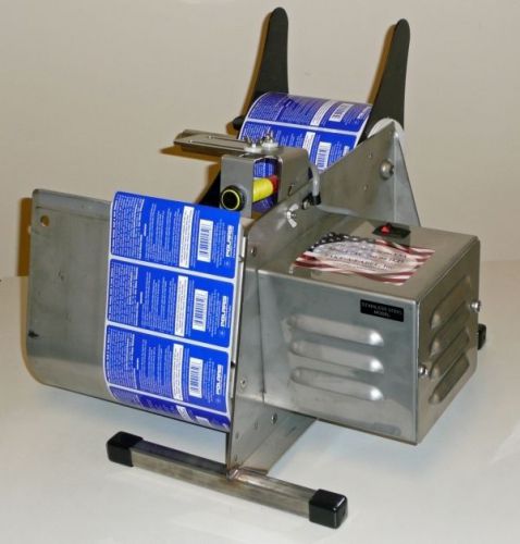 Semi-automatic label dispenser, labeler, labeling