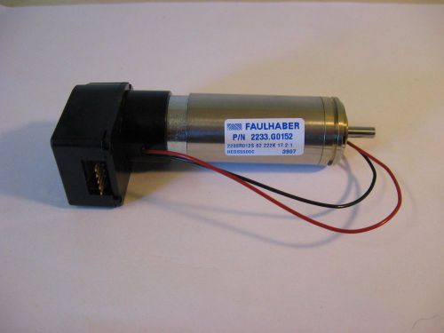 Faulhaber 2233.g0152, 3907 17.2:1 mini motor w/ heds 5500-001 encoder for sale