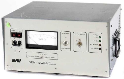 ENI OEM-12A Solid State RF Vacuum Power Supply Generator 1250W 13.56mhz