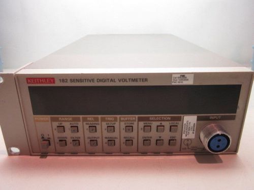 Keithley 182 Sensitive Digital Voltmeter with 30 day warranty