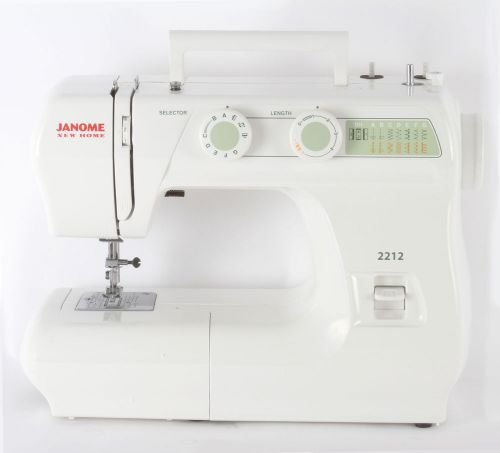 Janome 2212 12 stitch full size free arm sewing machine for sale