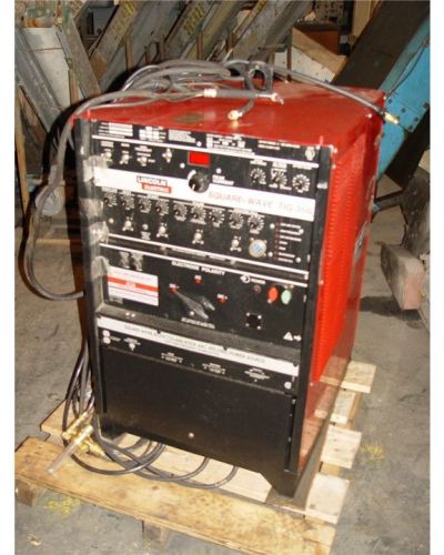 Lincoln electric square wave tig 350 welder, single phase for sale