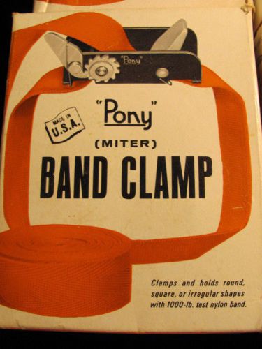 (4) Pony Band Clamps With 15&#039; Straps Each in Boxes Used