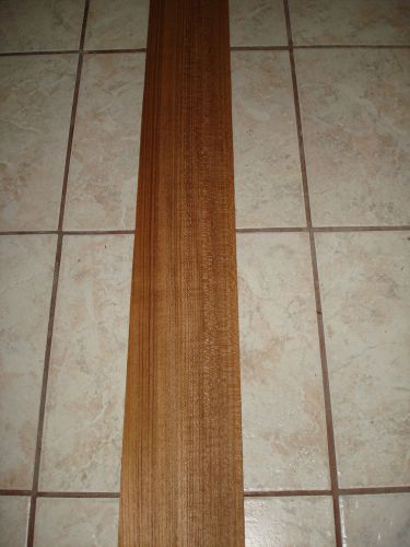 One vintage   brazilian teak  wood veneer  5&#039;&#039;x 115&#034;x1/32  over 40 years old for sale