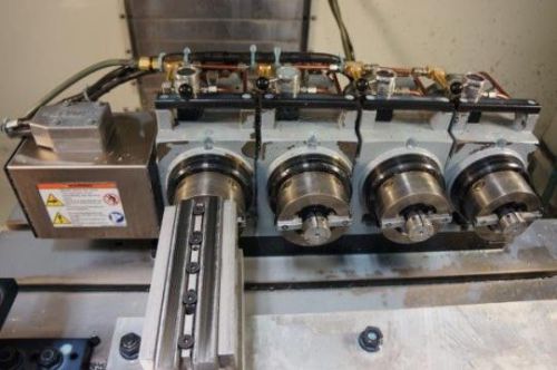 HAAS HA5C 4 HEAD ROTARY INDEXER, HA5C-4 4th AXIS, with 5C Collet Closers