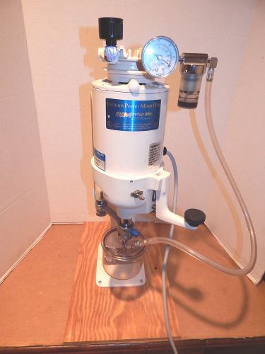 Whip mix vacuum power mixer plus model f with stand,holder &amp; 3 vac-u-mixer bowls for sale