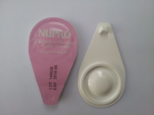 Dentsply Nupro 5% White Varnish 0.4g Patient Dose 25/pkg - Bubblegum $24.99