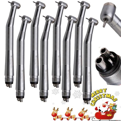 #Christmas Sale# 8x NSK Style Dental High Speed Handpiece Push Button 4/2 Hole