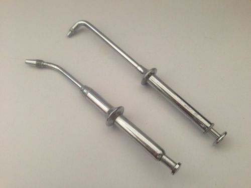 Dental elastomer syringe filling device instruments for sale