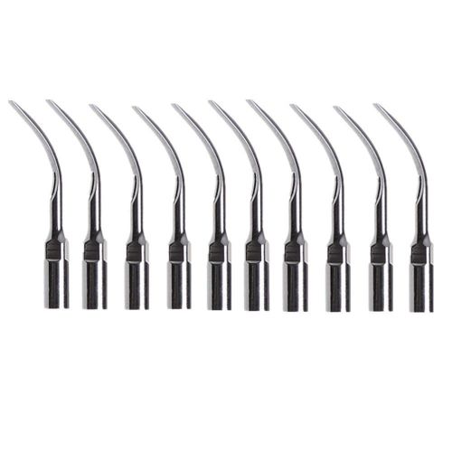 10 pc Dental Ultrasonic Scaling Tips Fit fpr EMS Woodpecker Scaler silver G6
