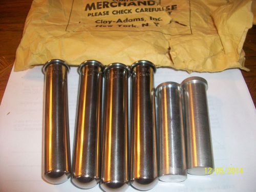 Clay Adams stainless centrifuge tubes set of 6