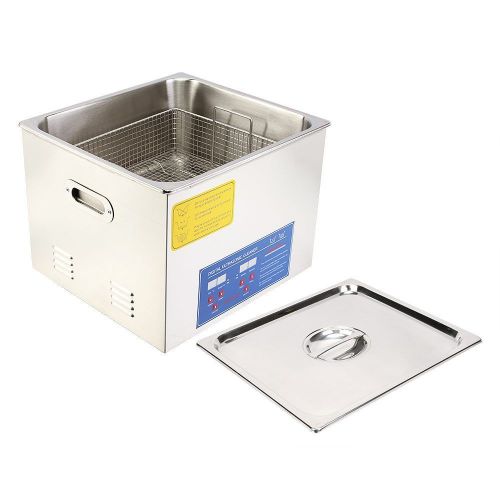 15L 15 L ULTRASONIC CLEANER CLEANING BASKET 760 W DIGITAL WITH FLOW VALVE GREAT
