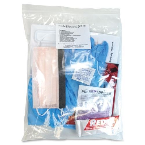 Unimed-midwest emergency spill kit - umiumikitb - 1 each for sale