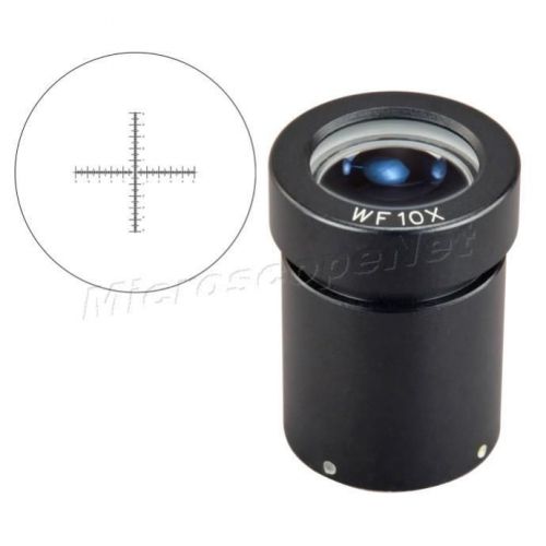 10x microscope eyepiece with built-in x-y 0.1mm reticle scales+crosshair 30mm for sale
