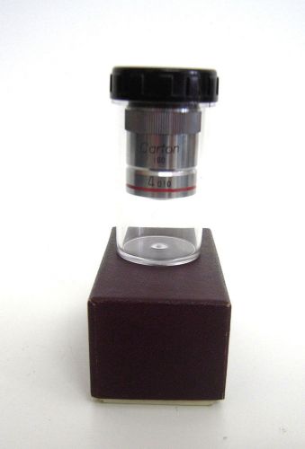 Carton 160 Microscope Objective X4 0.10 made in Japan /new