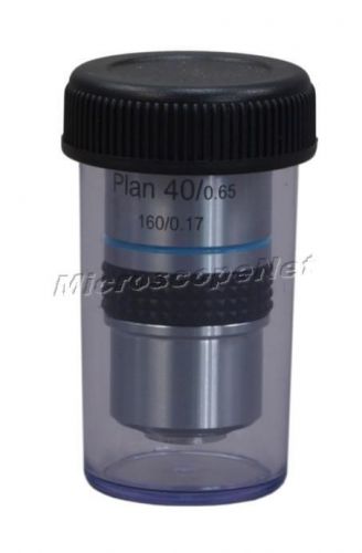 DIN 40X 160/0.17 Plan Achromatic Objective for Compound Microscope with Case
