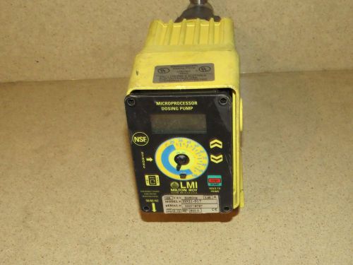 LMI MILTON ROY  MICROPROCESSOR DOSING PUMP MODEL HP21-917 - (MP3)