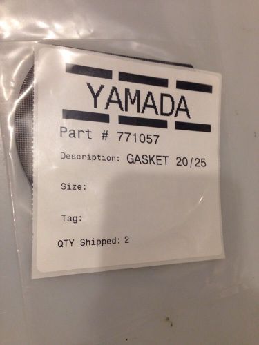 (2) Yamada Pump Gaskets 20/25 771057 Qty 2
