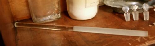 Glass Lab stir rod.. chemical frosted stir rod