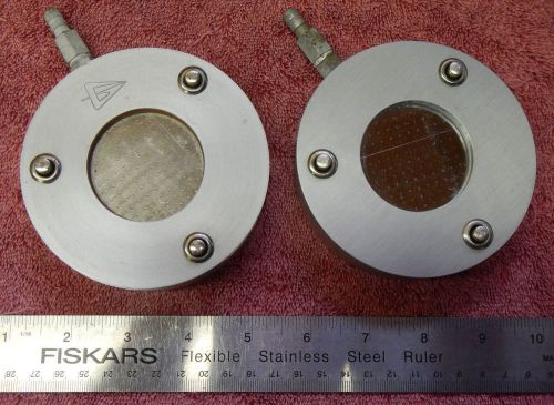 2 gelman negative pressure filter paper cells/holders?  for 60mm/2.5&#034; diameter? for sale