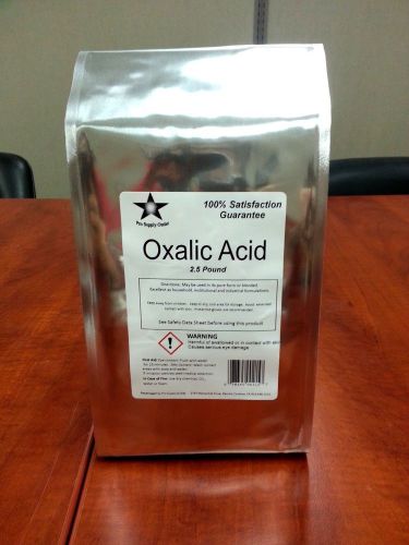 Oxalic Acid 2.5 Lb Pack w/ Free Shipping!