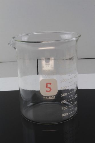 Pyrex 1000 ml. glass beaker. for sale