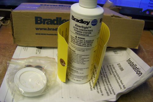 NEW Bradley S19-899GR Eye Wash Refill Kit, 8 Oz