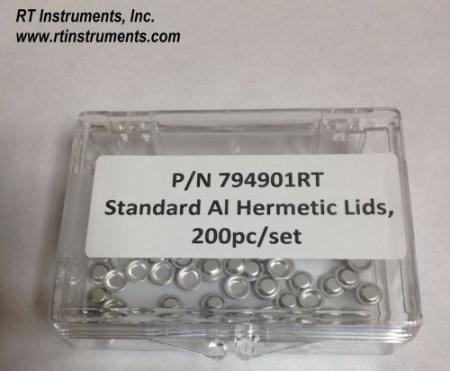 Brand New Standard Aluminum Hermetic Sample Lids; 200pc/set; for TA Instruments