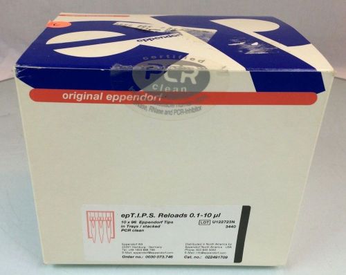 Box of 960 Eppendorf epT.I.P.S. Reloads 0.1-10ul Cat. No. 022491709