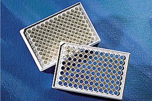 Corning® 96 well white, clear flat bottom polystyrene nbs™ microplate pn: 3995 for sale