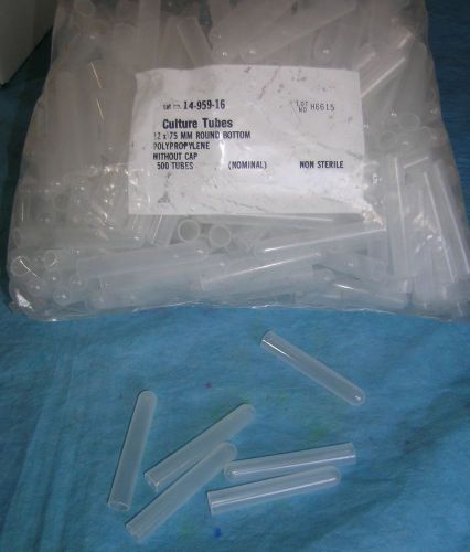 Culture Tubes, 12x75mm, polypropylene non-sterile
