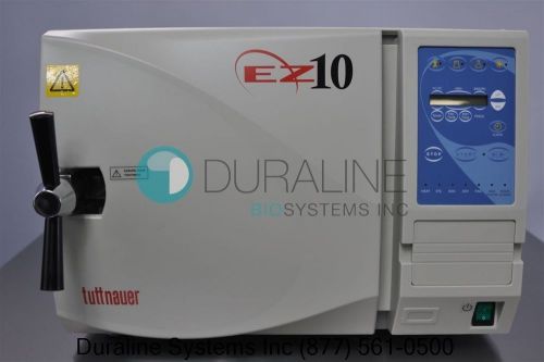 Tuttnauer ez10 full automatic steam sterilizer autoclave factory reconditioned! for sale
