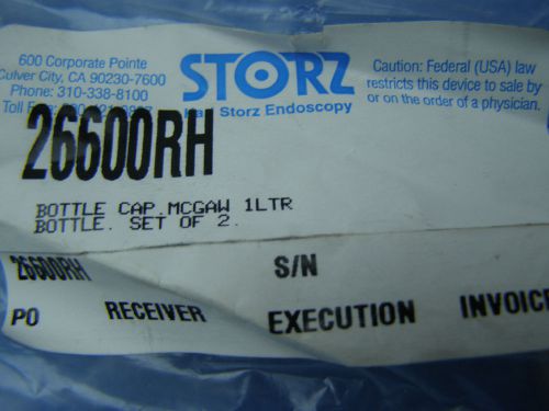1:Unit Storz 26600RH BOTTLE CAP 1LTR Endoscopy Laparoscopy Instruments