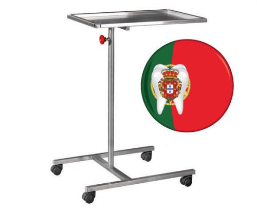 Medical mayo type instruments table tray stainless steel angelus for sale