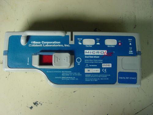Abbott Baxa micro fuse Syringe Pump Dual rate infuser