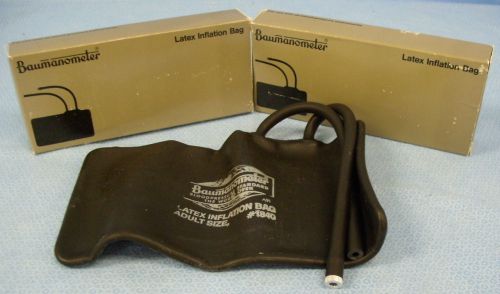 2 Baumanometer Blood Pressure Cuff Latex Inflation Bags #1840