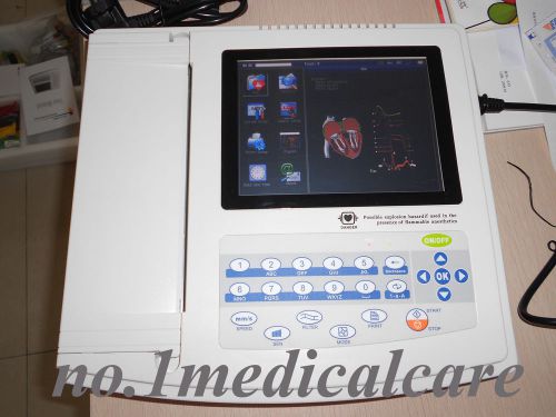 CONTEC Professional Portable Digital ECG Machine, ECG1200G, Factory direct sale