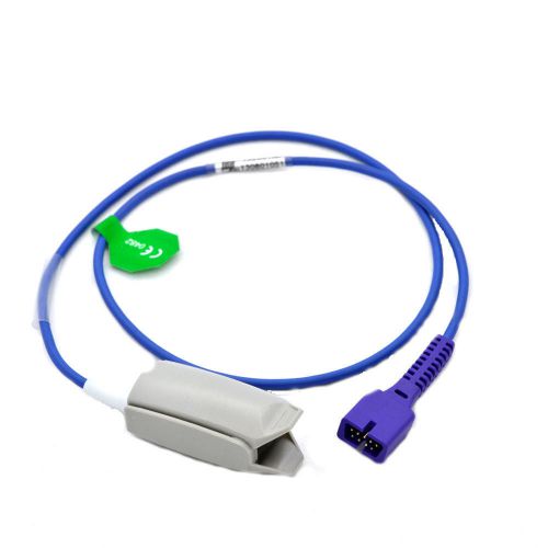 New nellcor oximax ds 100a adult finger clip spo2 probe sensor 3ft 9pin 01169 for sale