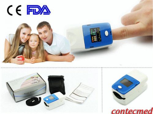 30% off! fingertip pulse oximeter, fingertip oxygen, spo2 monitor, blue cms50c for sale