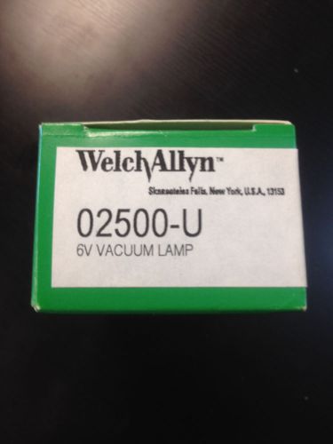 Welch Allyn - 6V Vacuum Replacement Lamp - REF# 02500-U - Genuine Welch Allyn