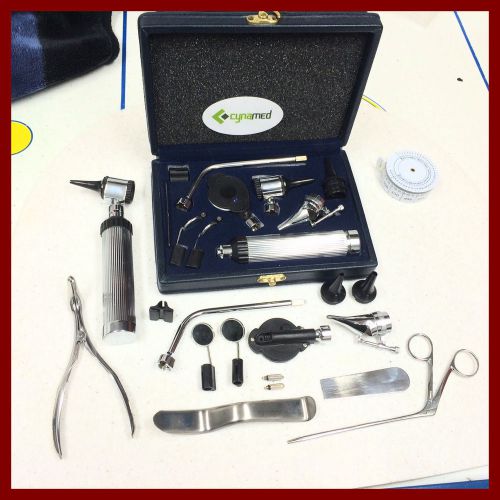 Otoscope &amp; ophthalmoscope set ent surgical instruments         cynamed brand for sale