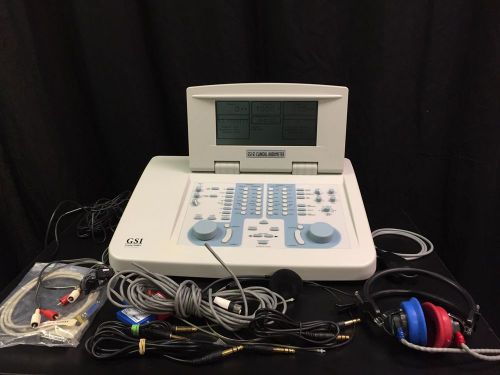 GRASON STADLER GSI 61 Clinical Audiometer with accessories and manuals