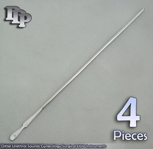 4 Pieces Of Dittel Urethral Sounds # 14 Fr Gynecology Surgical DDP Instruments
