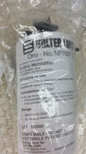 Lot of 4 Salter Labs Bubble Humidifiers With 6 PSI Safety Valve-Ref#NP7600