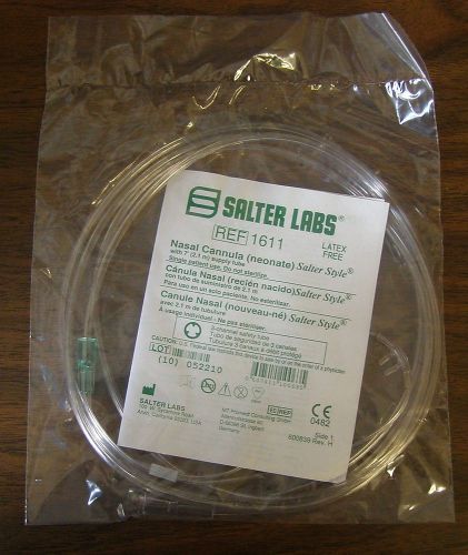 Salter Labs 1611 Neonate Nasal Cannula, Salter Style (Lot of 6)