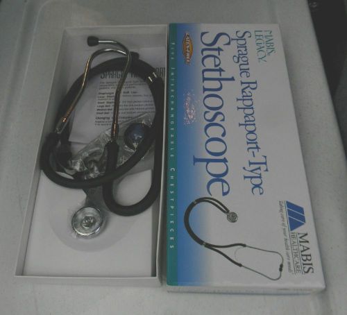 Sprague Rappaport Stethoscope by Mabis Legacy BLACK NEW