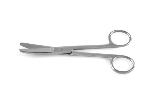 12 Disposable Operating Scissors 5.5&#034; B/B Curved Surgical Instruments