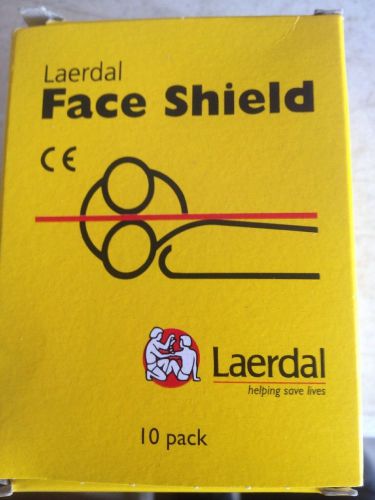 Laerdal CPR Face Shield 10 Pack New In Box