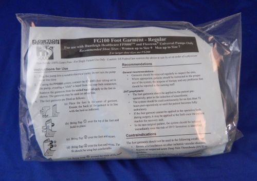 Huntleigh flowtron fg100 standard foot compression garments 10 pack - new for sale