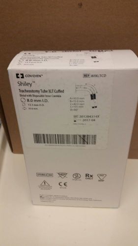 Coviden Shiley XLT Distal Tube Cuffed 8.0